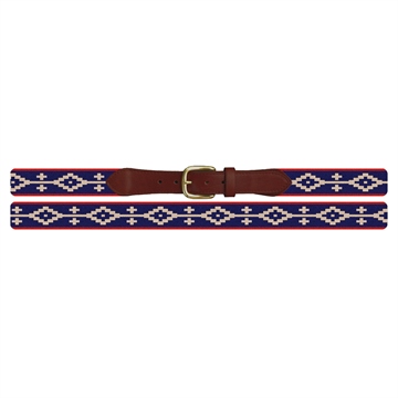Northern Star Needlepoint Belt 