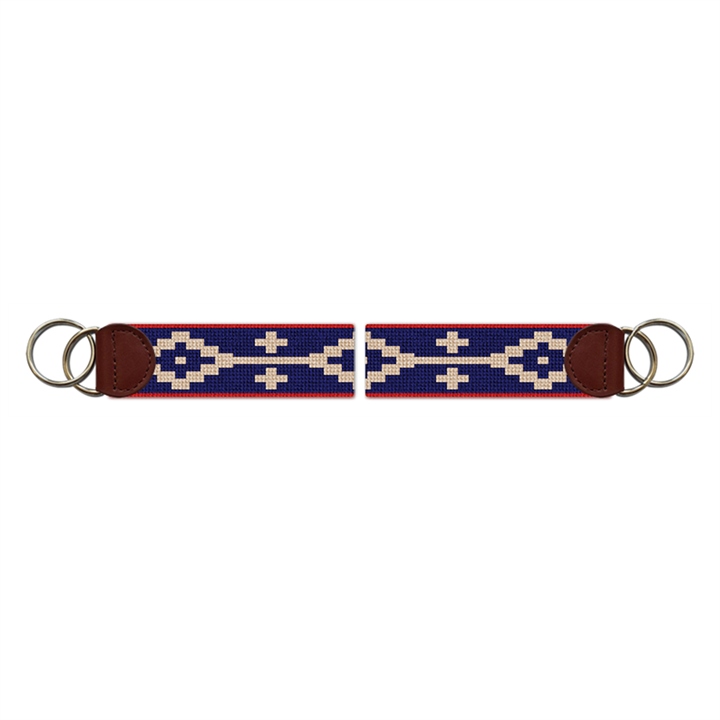 Northern Star Needlepoint Key Fob