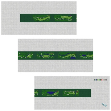 Northwood Club Golf Course Needlepoint Belt Kit
