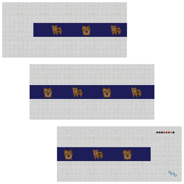 Norwich Terrier Needlepoint Belt Kit