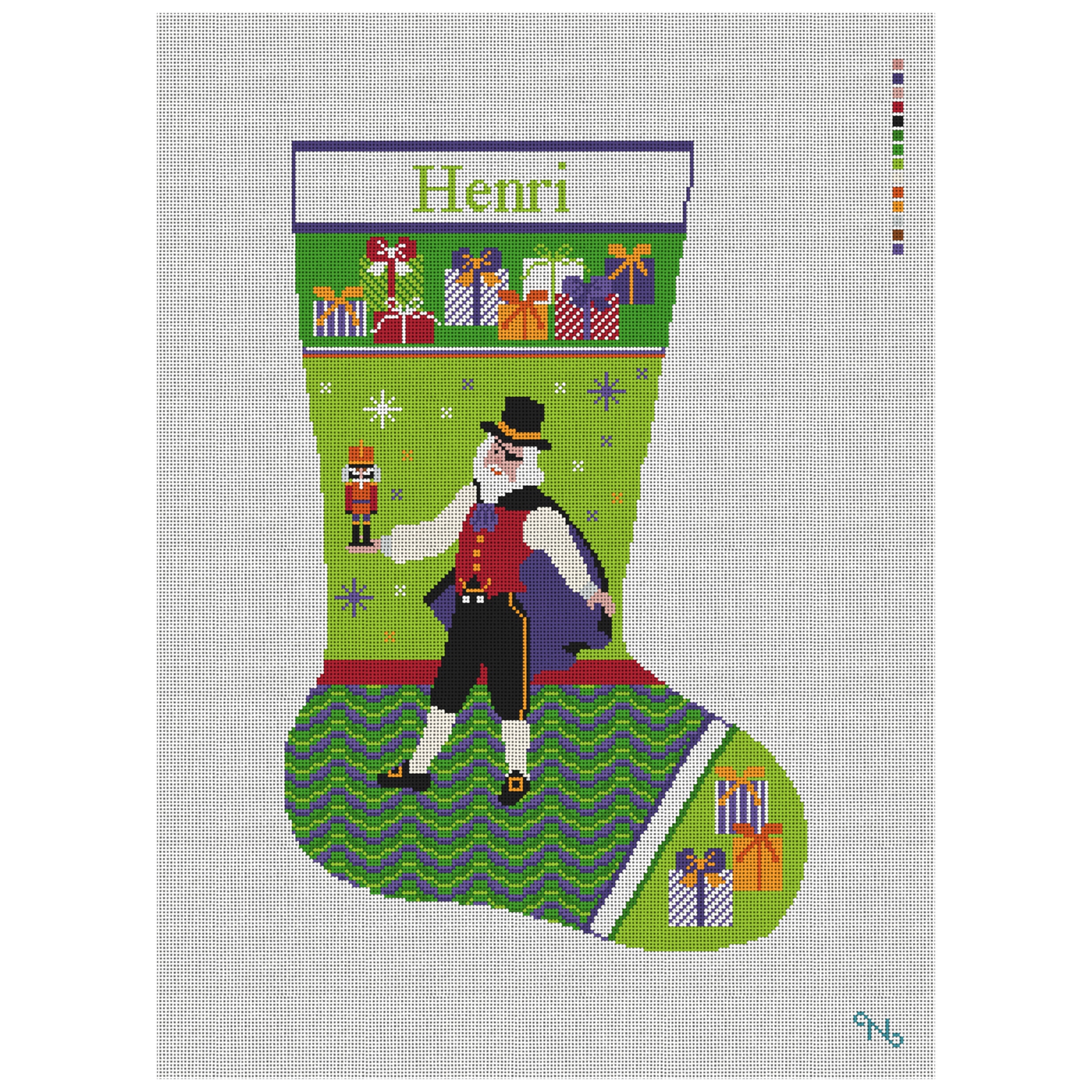 Nutcracker's Herr Drosselmeyer Needlepoint Kit