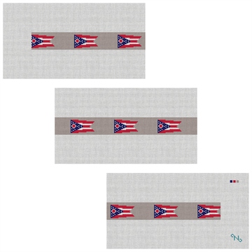Ohio Flag Needlepoint Belt Kit