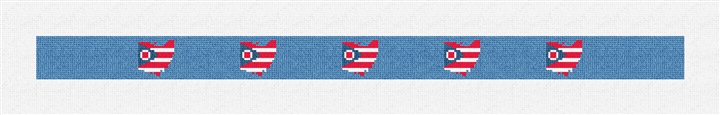 Ohio State Needlepoint Dog Collar Kit