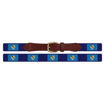 Oklahoma Flag Needlepoint Belt
