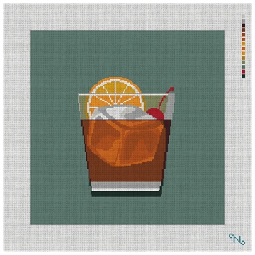 Old Fashioned Needlepoint Pillow Kit