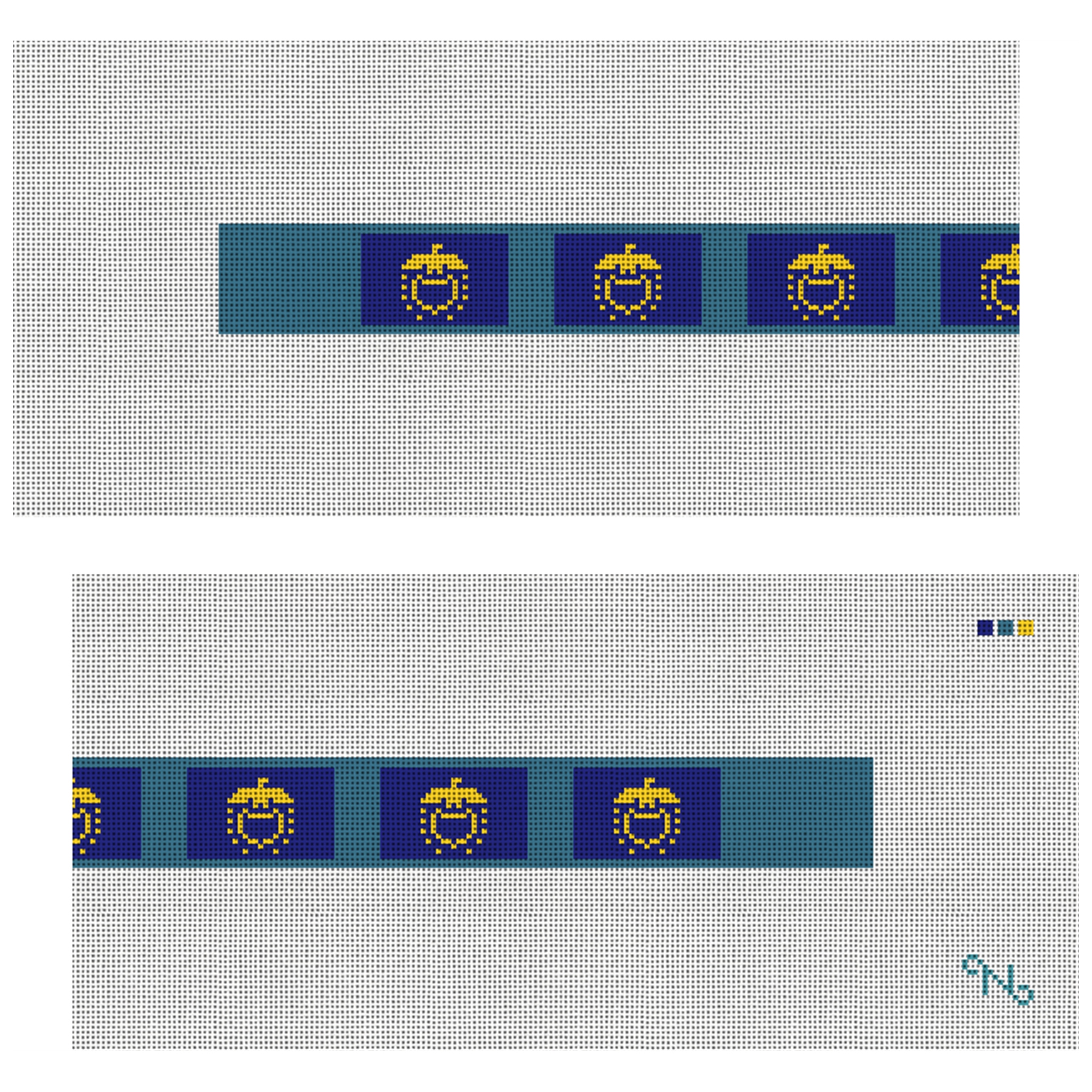 Oregon Flag Needlepoint Dog Collar Kit