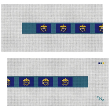 Oregon Flag Needlepoint Dog Collar Kit