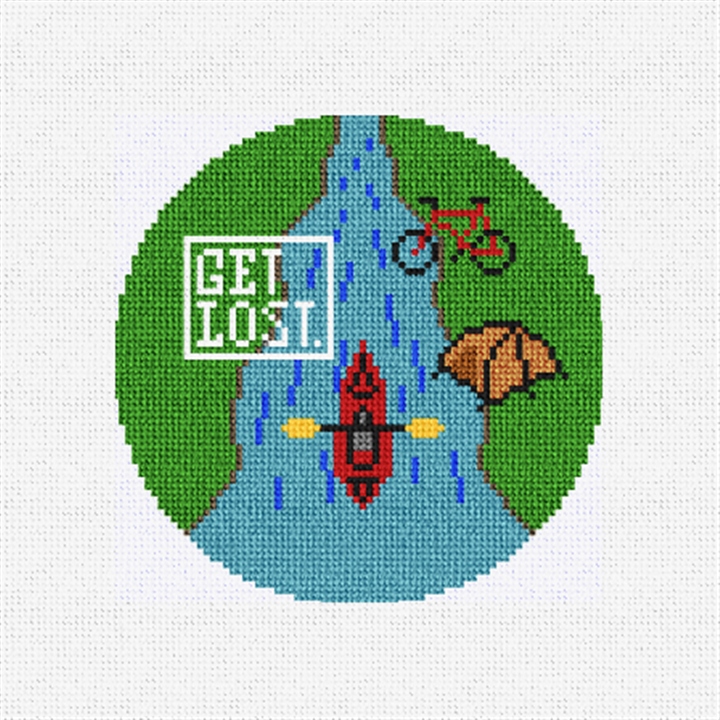 Outdoor Adventure Needlepoint Ornament Kit