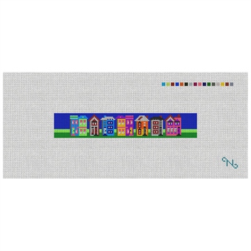 Painted Ladies Needlepoint Key Fob Kit