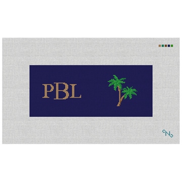 Palm Tree Needlepoint Flask Kit