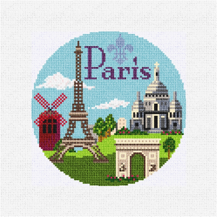 Paris Needlepoint Ornament Kit