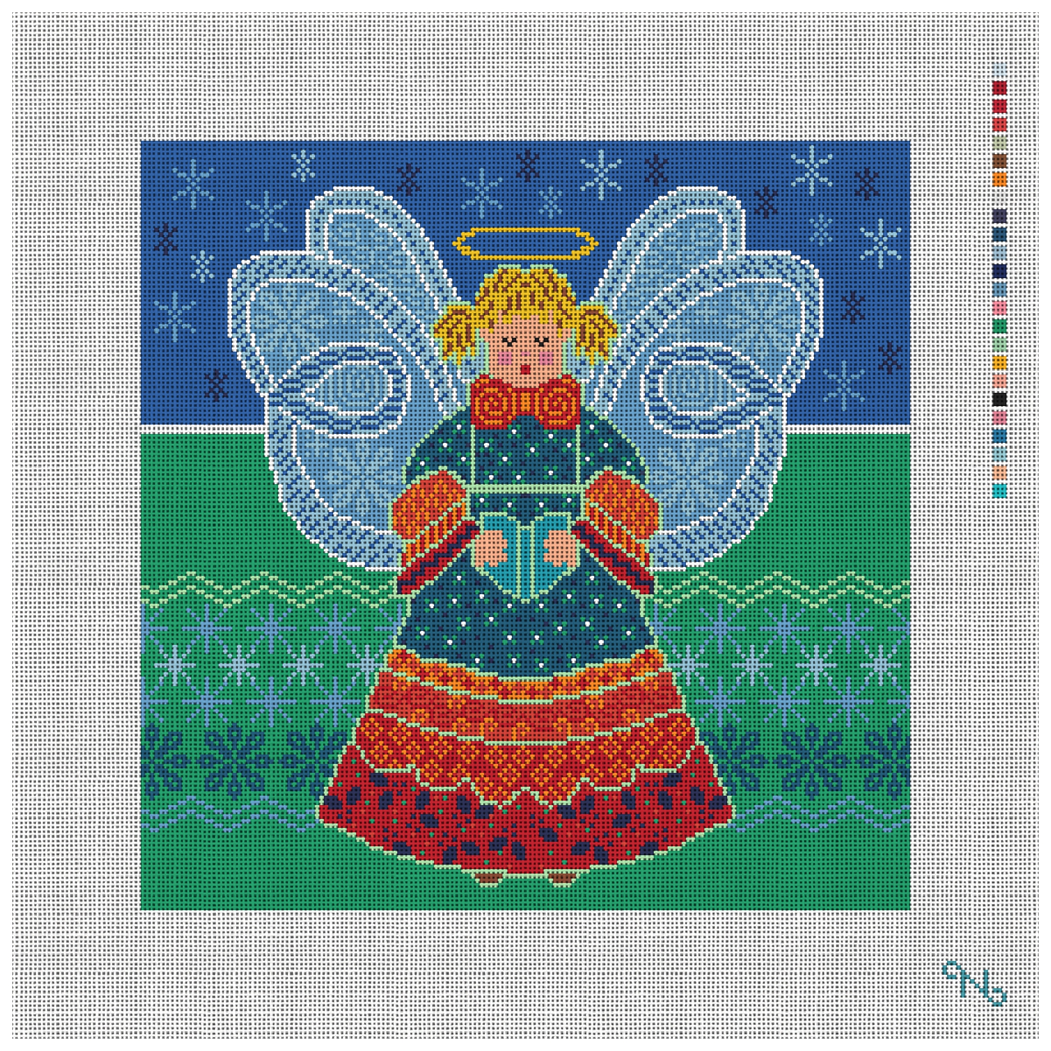 Patch Angel Needlepoint Kit