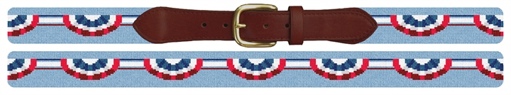 Patriotic Celebration Needlepoint Belt