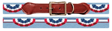 Patriotic Celebration Needlepoint Dog Collar