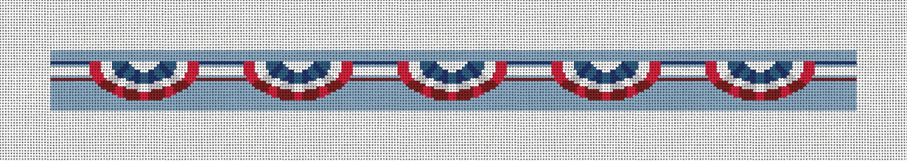 Patriotic Celebration Needlepoint Dog Collar Kit