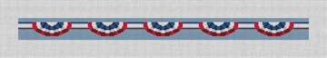 Patriotic Celebration Needlepoint Dog Collar Kit