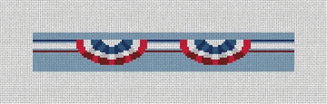 Patriotic Celebration Needlepoint Key Fob Kit