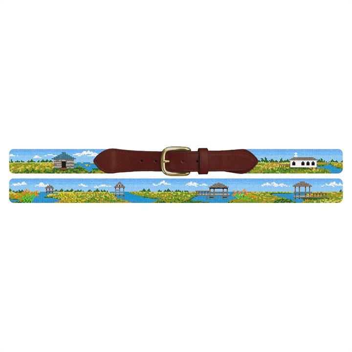 Pawleys Island Needlepoint Belt