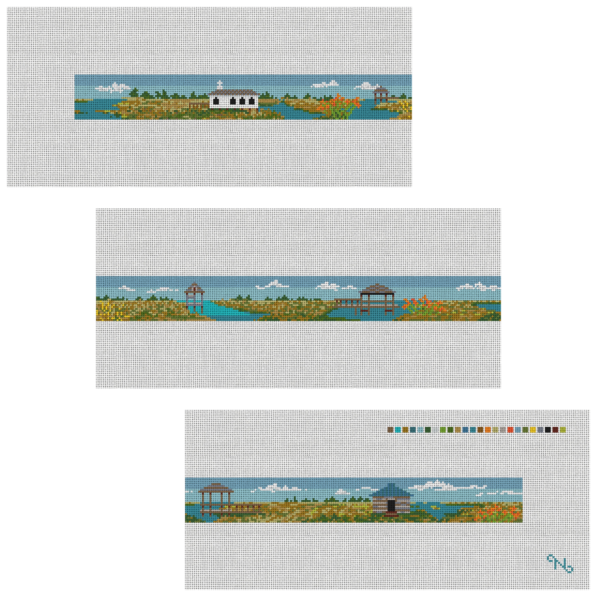 Pawleys Island Needlepoint Belt Kit