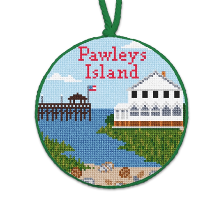 Pawleys Island Needlepoint Ornament