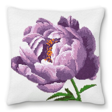 Peony Needlepoint Pillow