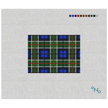 Perfectly Plaid Needlepoint Card Wallet Kit
