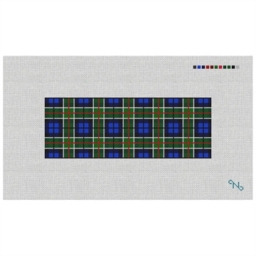 Perfectly Plaid Needlepoint Wallet Kit