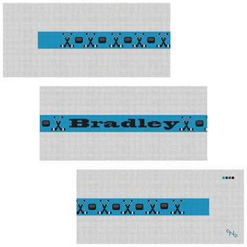 Personalized Hockey Needlepoint Belt Kit