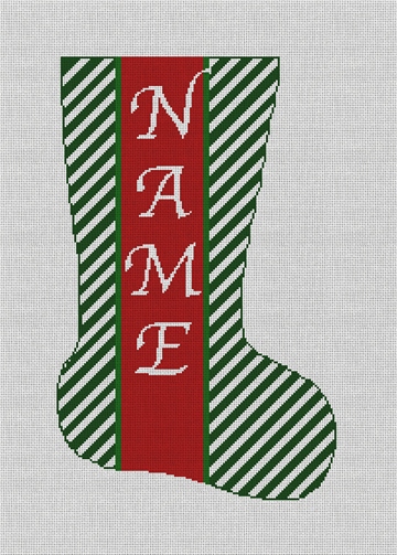 Personalized Needlepoint Christmas Stocking Kit