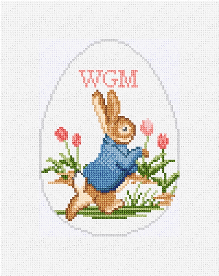 Peter Rabbit Easter Egg Needlepoint Ornament Kit