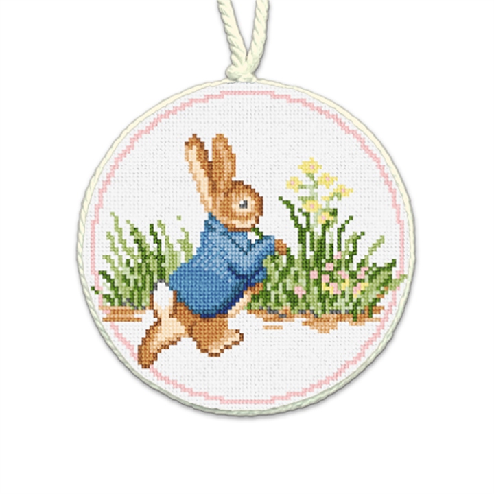 Peter Rabbit Needlepoint Ornament