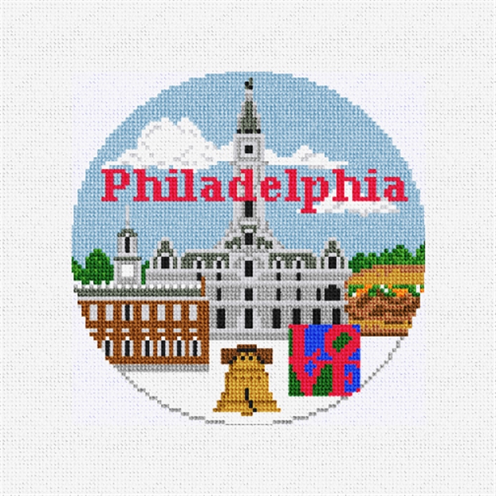 Philadelphia Needlepoint Ornament Kit