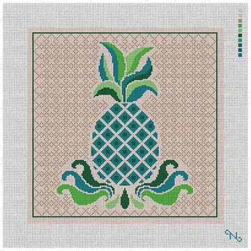 Pineapple Art Needlepoint Kit
