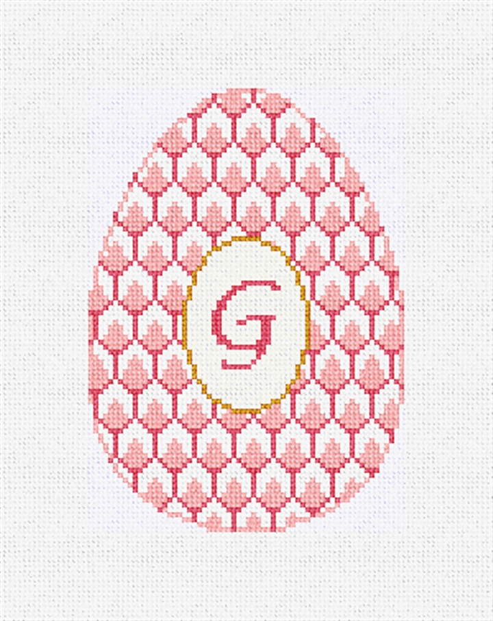 Pink Bouquet Easter Needlepoint Ornament Kit