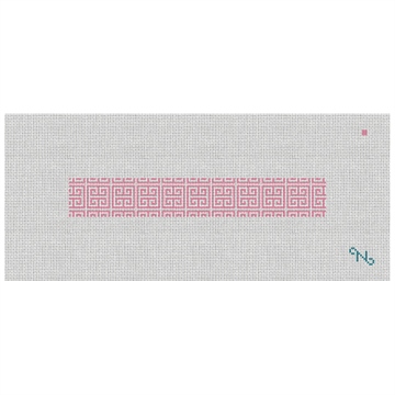 Pink Geometry Needlepoint Key Fob Kit
