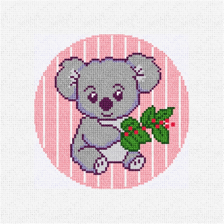 Pink Koala Needlepoint Ornament Kit