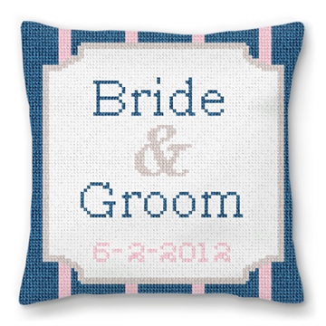 Pinstripe Fully Customized Ring Bearer Pillow