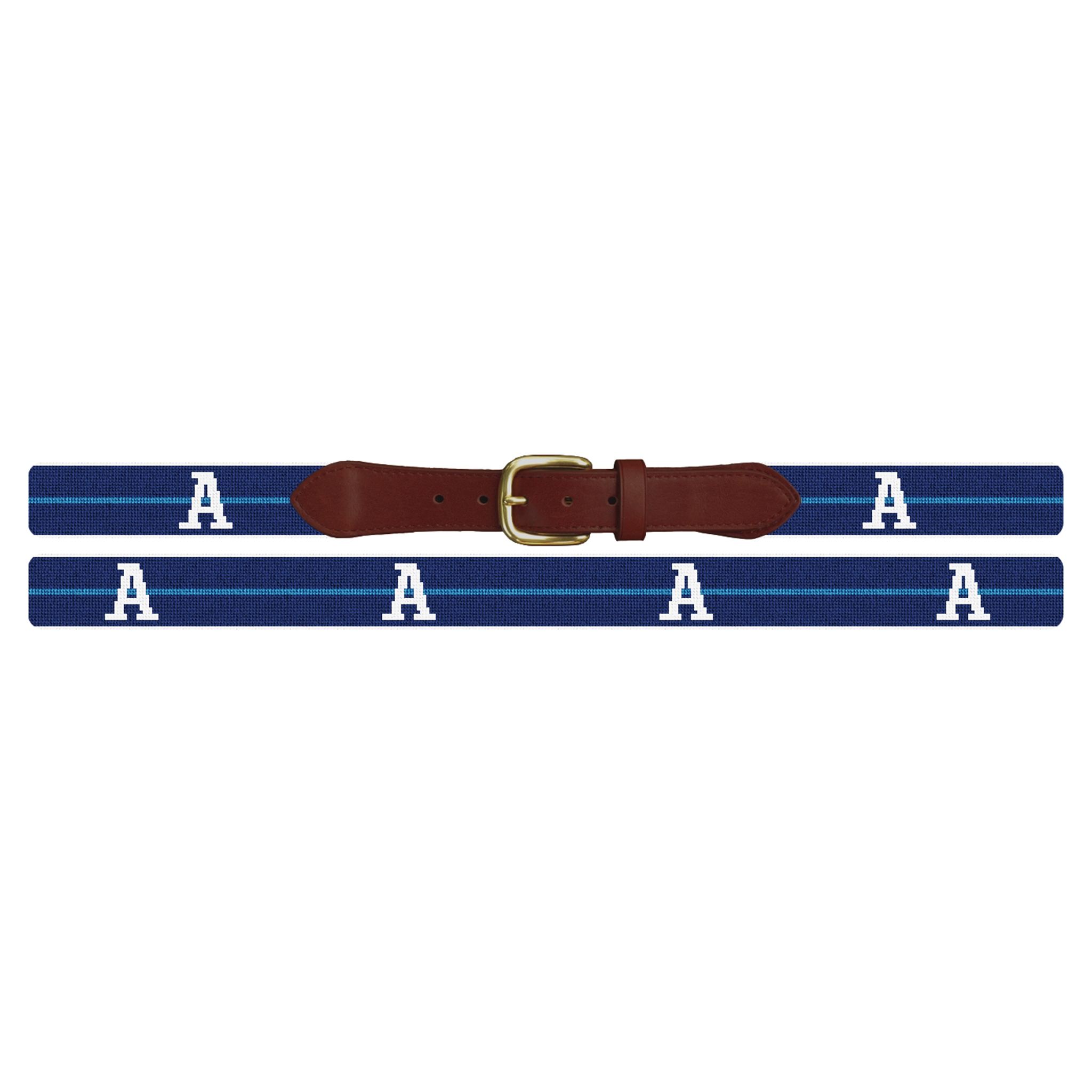 Pinstripe Groomsmen Needlepoint Belt