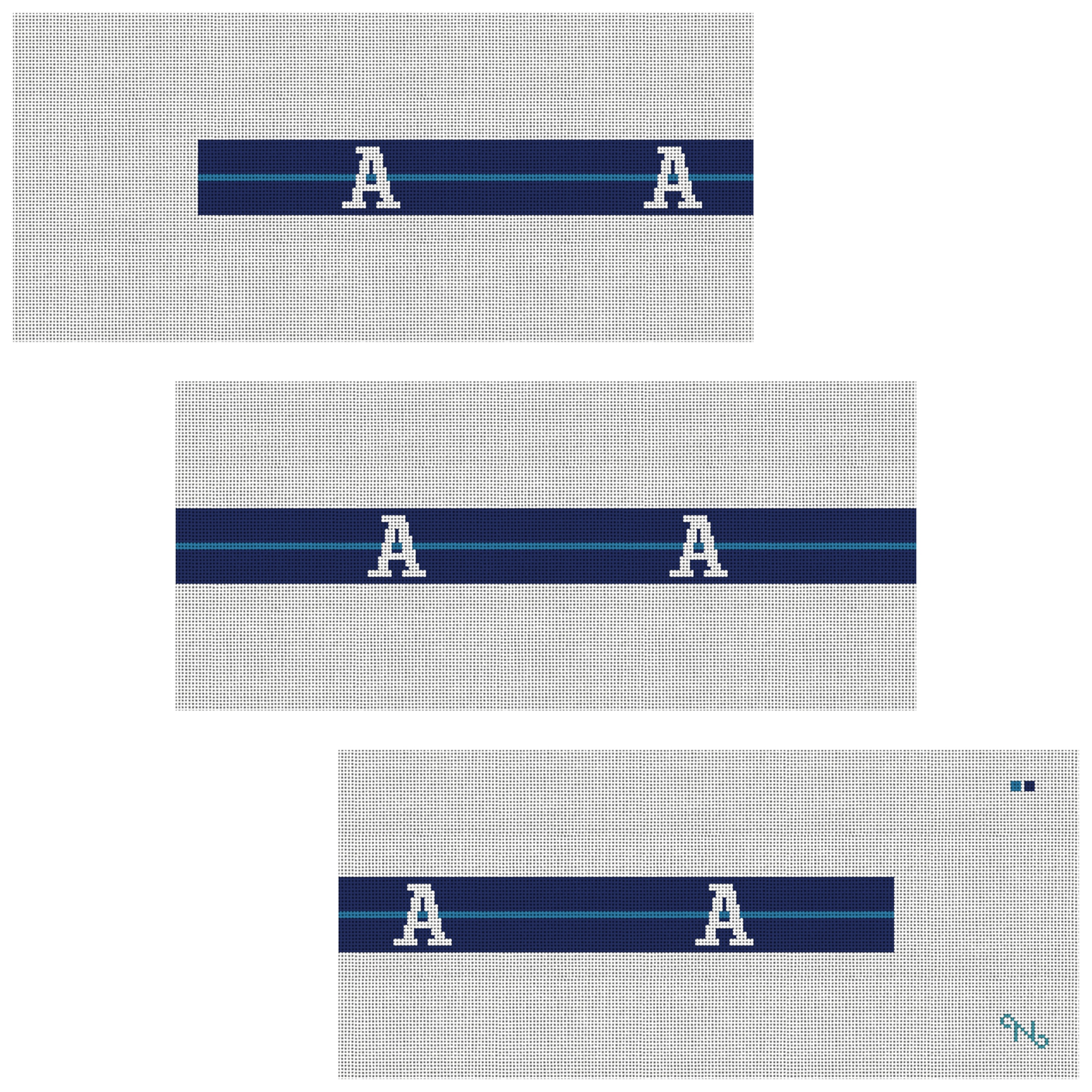 Pinstripe Groomsmen Needlepoint Belt Kit
