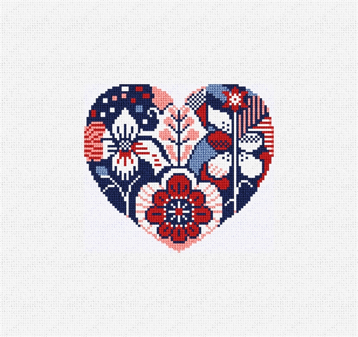 Playful Petals Needlepoint Ornament Kit