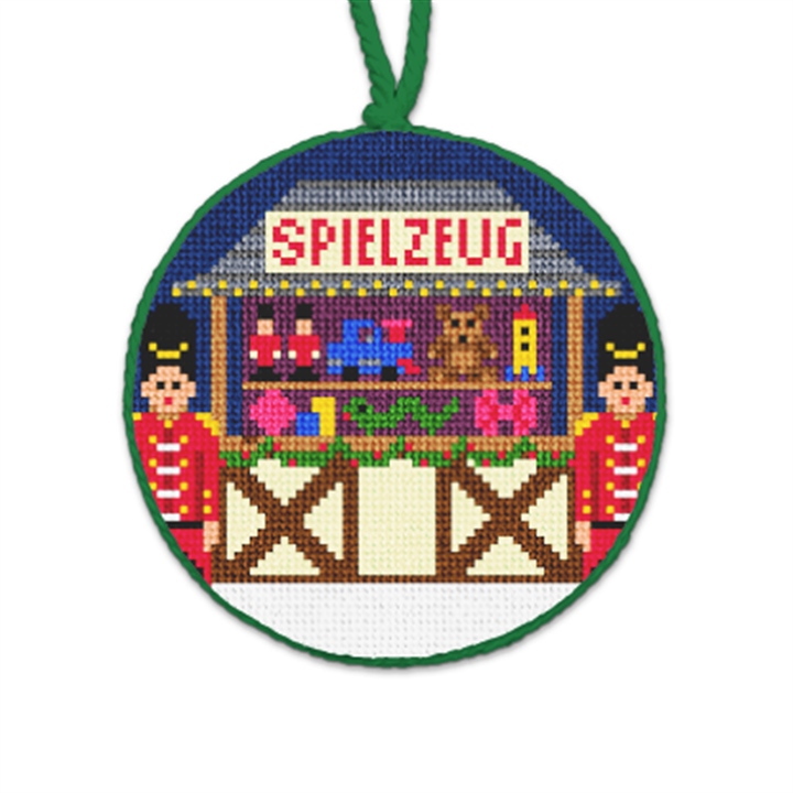 Playful Toys Needlepoint Ornament