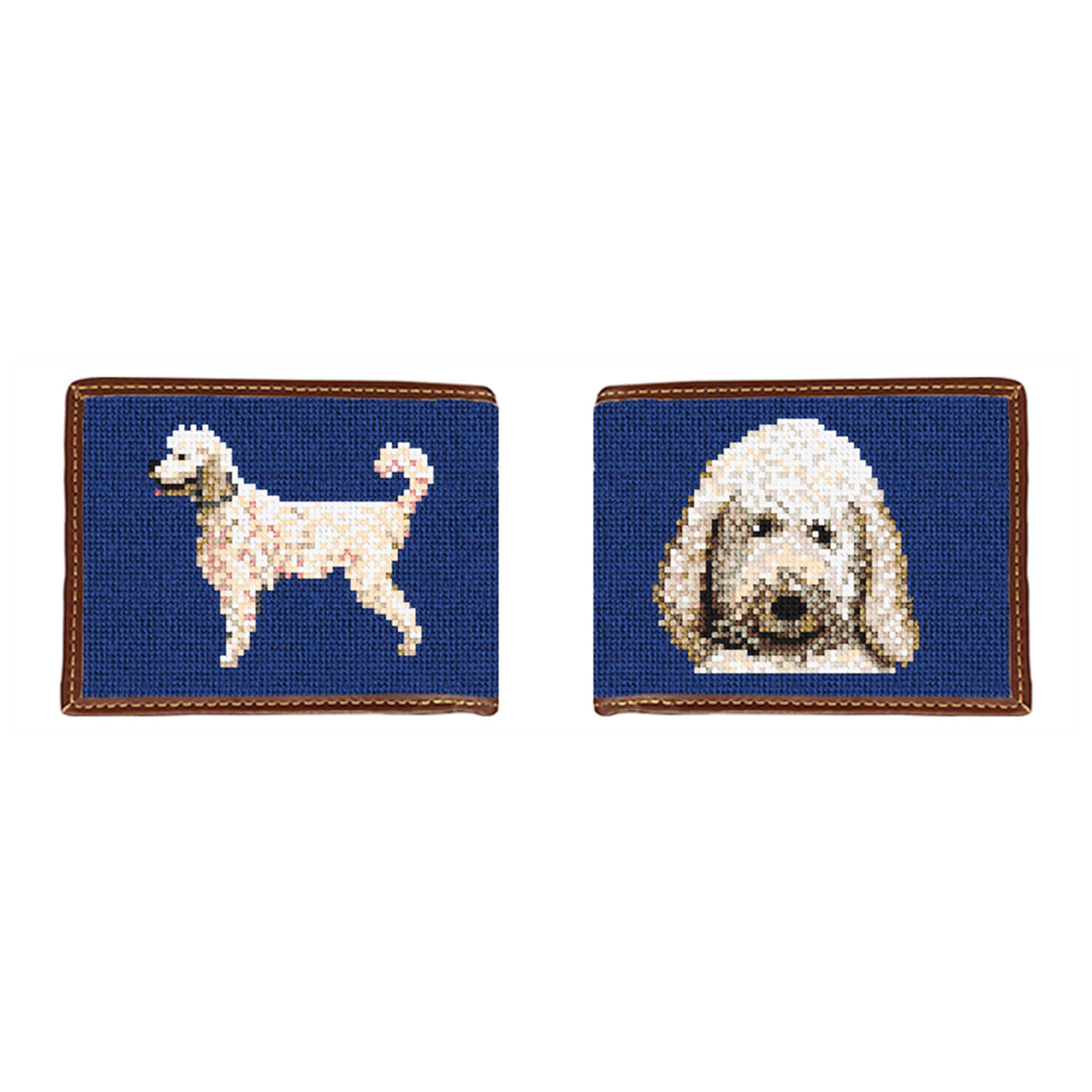 Poodle Needlepoint Wallet