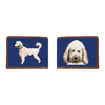Poodle Needlepoint Wallet