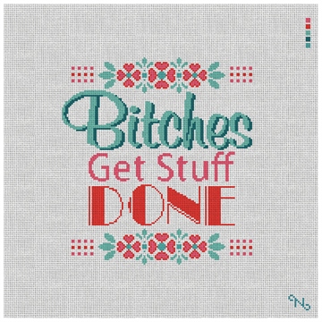 Preppy Ideas Needlepoint Pillow Kit