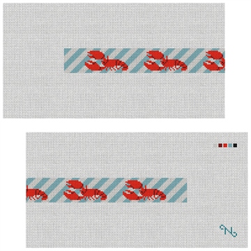 Preppy Lobster Needlepoint Dog Collar Kit