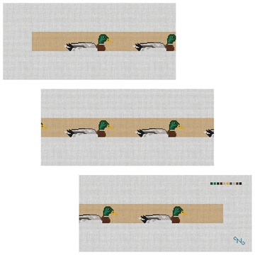 Preppy Mallard Needlepoint Belt Kit