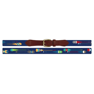 Preppy Paddle Needlepoint Belt