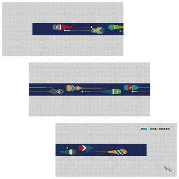 Preppy Paddle Needlepoint Belt Kit