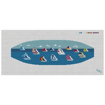 Preppy Regatta Cummerbund Needlepoint Kit
