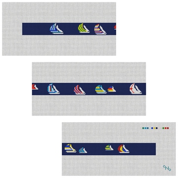 Preppy Spinnaker Needlepoint Belt Kit